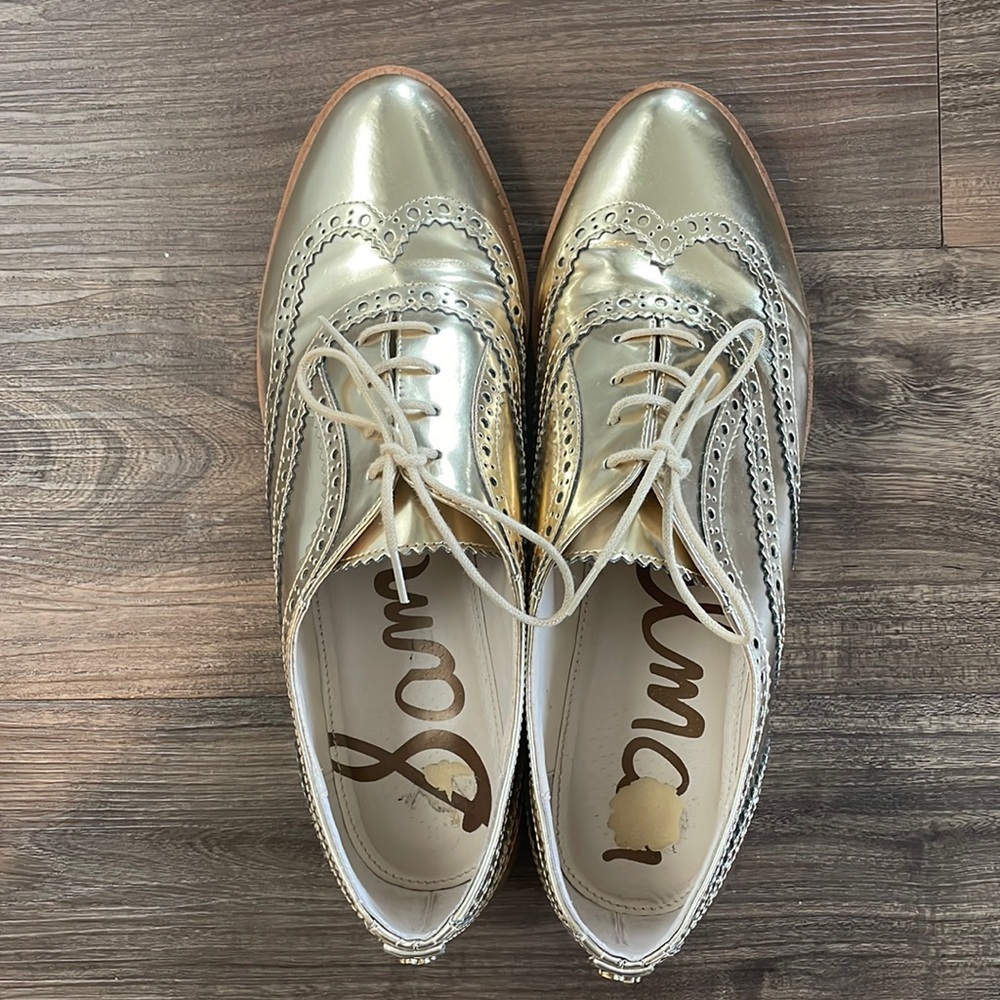 Sam Edelman gold shoes size 9.5